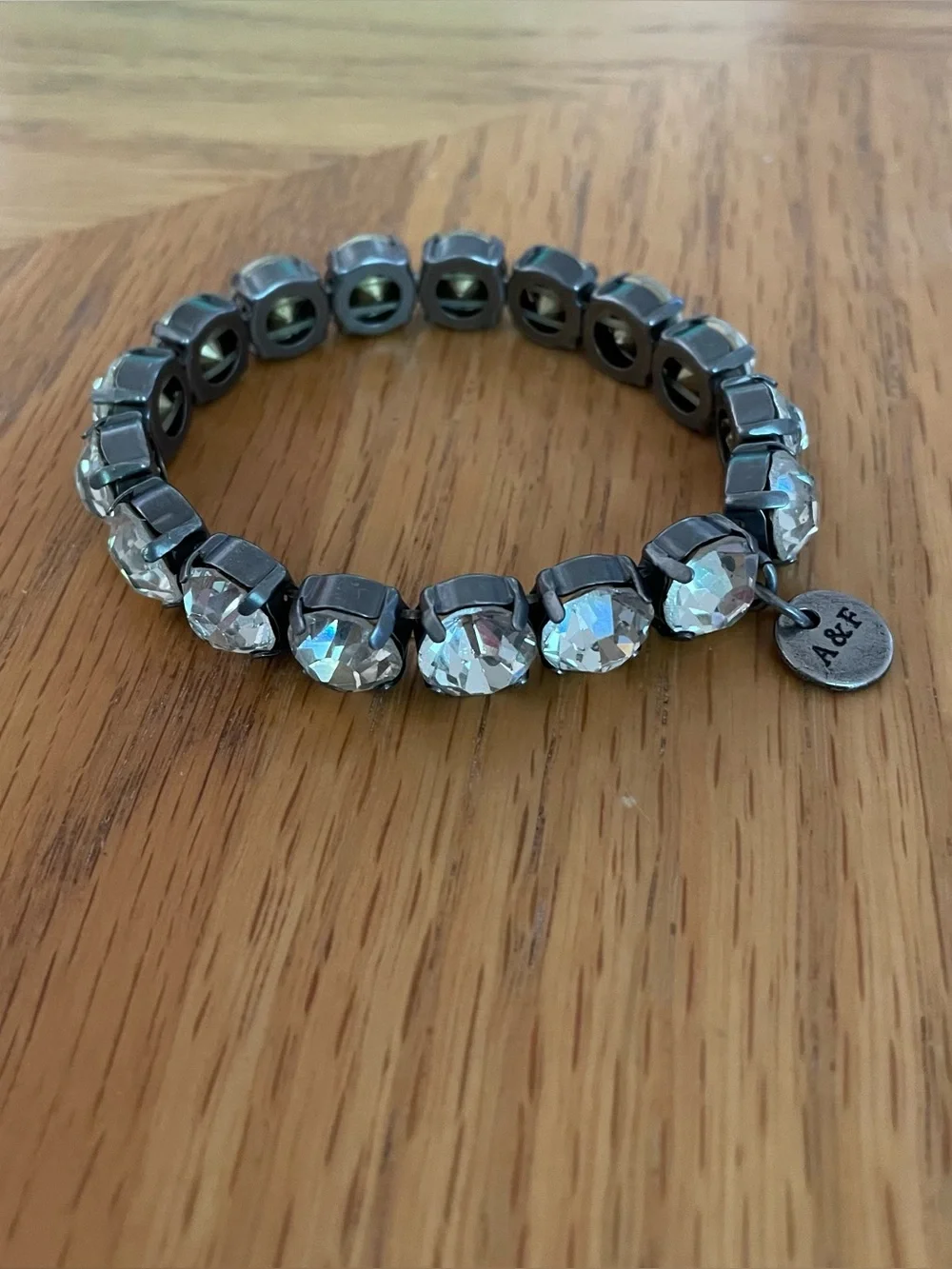 Abercrombie and Fitch Rhinestone Stretch Bracelet